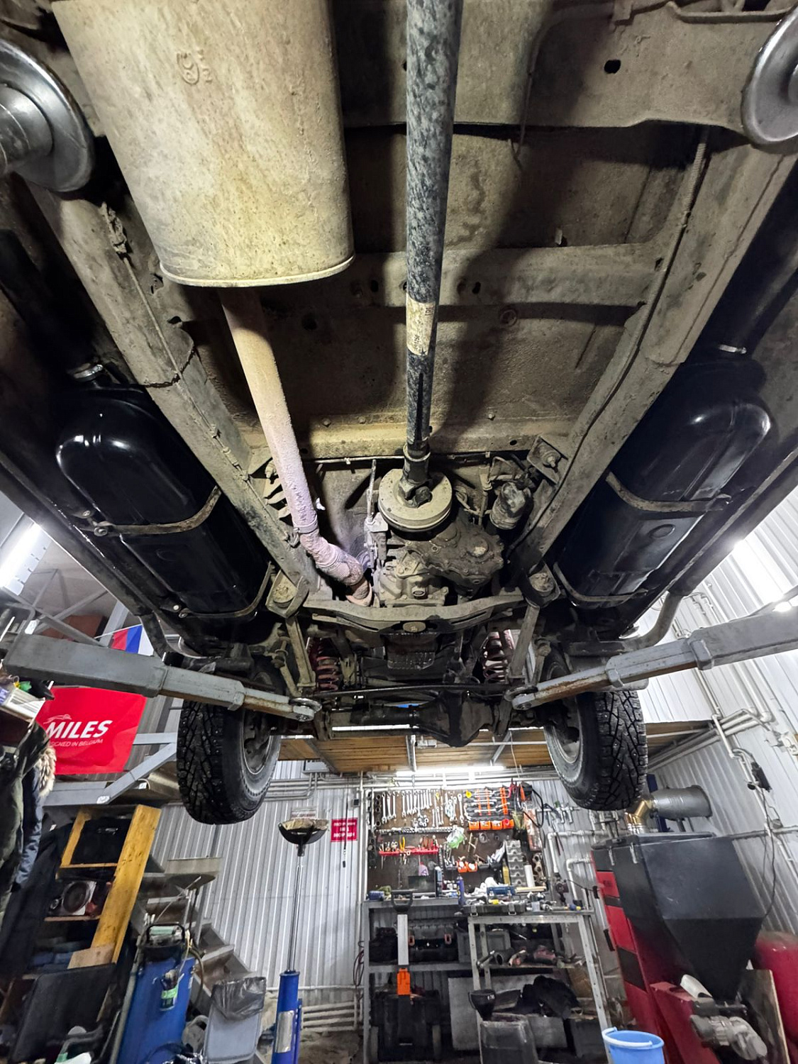 Топливный бак УАЗ Патриот левый (дополнительный) усиленный пластик (bolt-on)